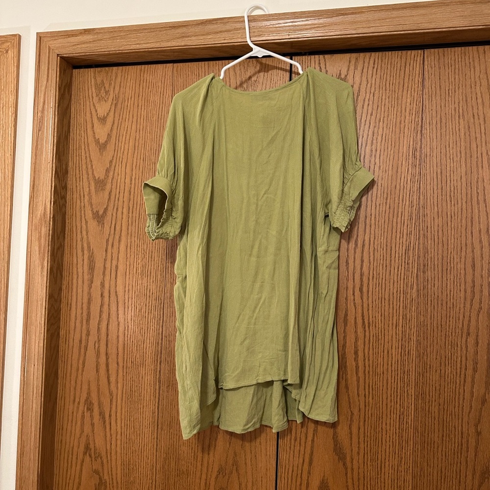 Women's Green Blouse